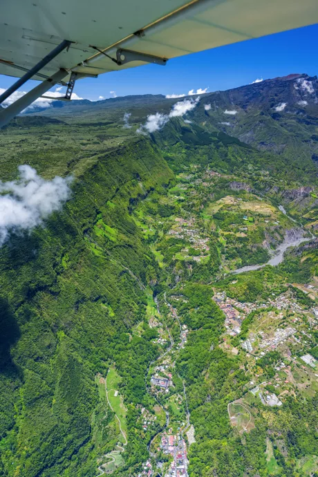 Survol en ULM de Cilaos Air Evasion Réunion