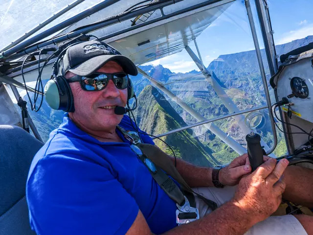 laurent pilote ulm air evasion réunion