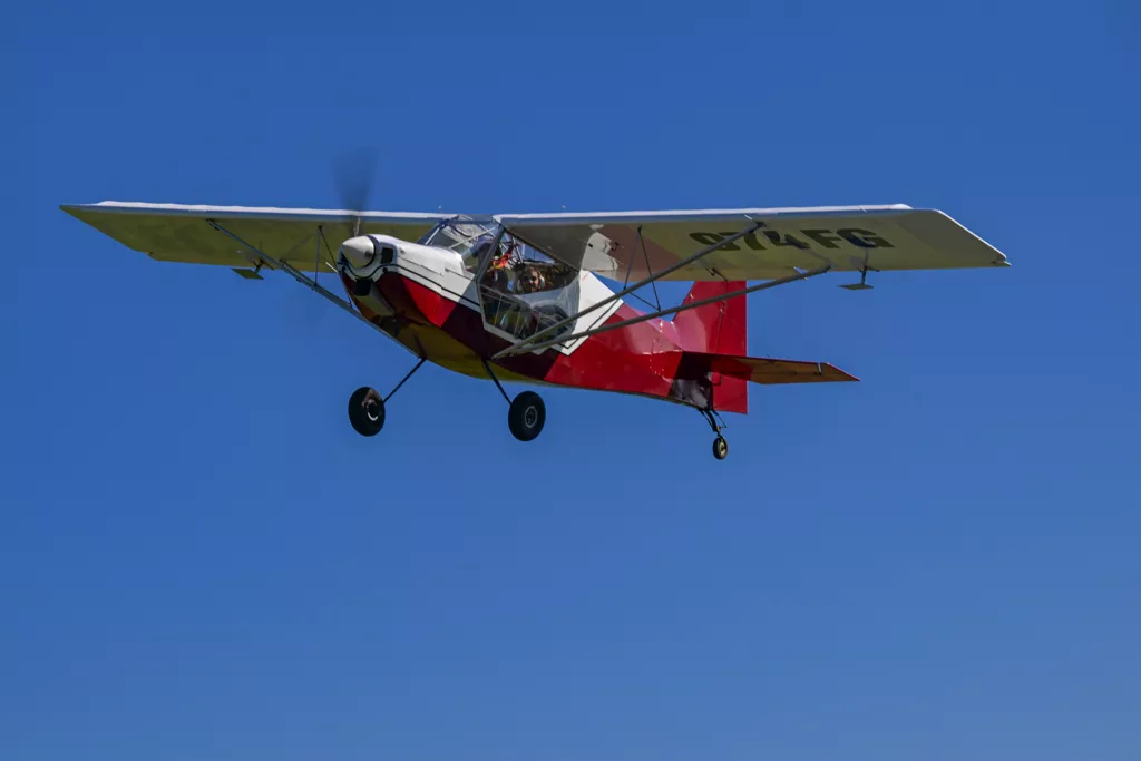 ULM au départ de la base de Cambaie